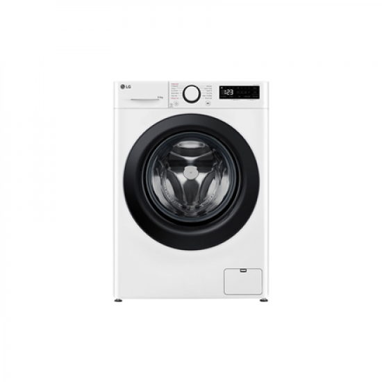 LG | Washing machine with dryer | F4DR509SBW | Energy efficiency class A | Front loading | Washing capacity 	9 kg | 1400 RPM | Depth 55 cm | Width 60 cm | Display | Rotary knob + LED | Drying system | Drying capacity 6 kg | Steam function | Direct drive |