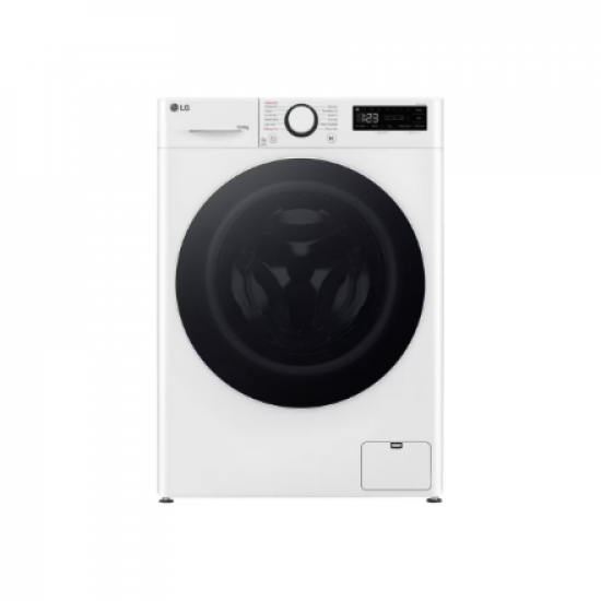 LG | Washing machine with dryer | F4DR510S0W | Energy efficiency class A/D | Front loading | Washing capacity 10 kg | 1400 RPM | Depth 57 cm | Width 60 cm | Display | LED | Drying system | Drying capacity 6 kg | Steam function | Direct drive | White