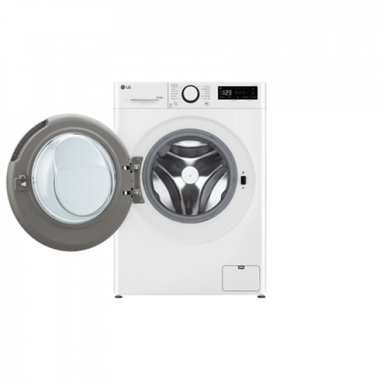 LG | Washing machine with dryer | F4DR510S0W | Energy efficiency class A/D | Front loading | Washing capacity 10 kg | 1400 RPM | Depth 57 cm | Width 60 cm | Display | LED | Drying system | Drying capacity 6 kg | Steam function | Direct drive | White