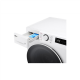 LG | Washing machine with dryer | F4DR510S0W | Energy efficiency class A/D | Front loading | Washing capacity 10 kg | 1400 RPM | Depth 57 cm | Width 60 cm | Display | LED | Drying system | Drying capacity 6 kg | Steam function | Direct drive | White