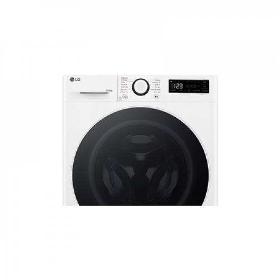 LG | Washing machine with dryer | F4DR510S0W | Energy efficiency class A/D | Front loading | Washing capacity 10 kg | 1400 RPM | Depth 57 cm | Width 60 cm | Display | LED | Drying system | Drying capacity 6 kg | Steam function | Direct drive | White