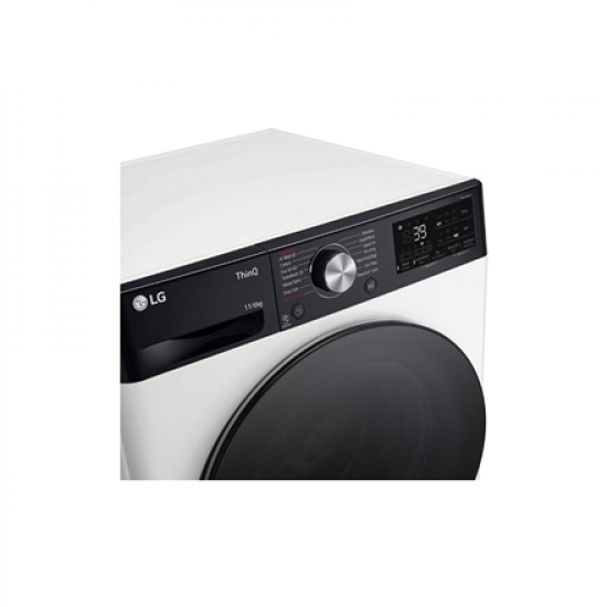 LG | Washing Machine with Dryer | F4DR711S2H | Energy efficiency class A | Front loading | Washing capacity 11 kg | 1400 RPM | Depth 56.5 cm | Width 60 cm | Display | LED | Drying system | Drying capacity 6 kg | Steam function | Direct drive | Wi-Fi | Whi