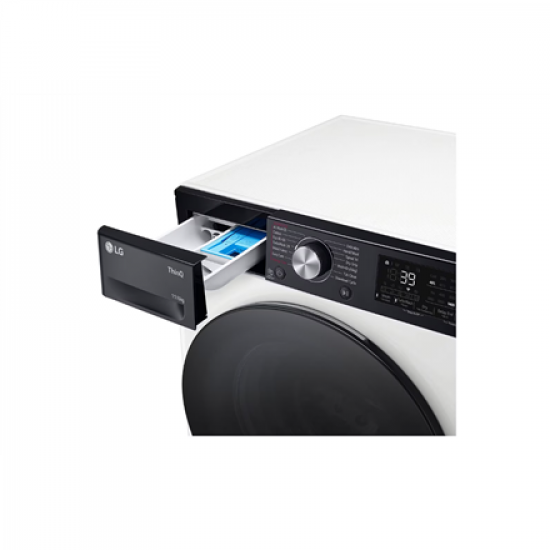 LG | Washing Machine with Dryer | F4DR711S2H | Energy efficiency class A | Front loading | Washing capacity 11 kg | 1400 RPM | Depth 56.5 cm | Width 60 cm | Display | LED | Drying system | Drying capacity 6 kg | Steam function | Direct drive | Wi-Fi | Whi