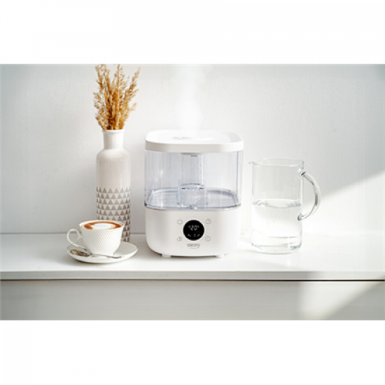 Camry | CR 7973w | Humidifier | 23 W | Water tank capacity 5 L | Suitable for rooms up to 35 m² | Ultrasonic | Humidification capacity 100-260 ml/hr | White