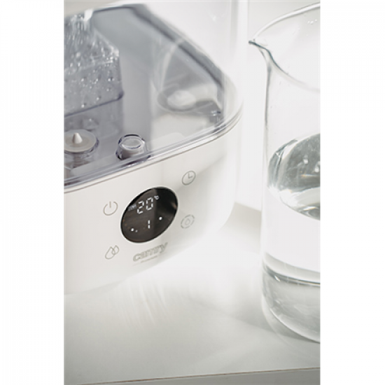 Camry | CR 7973w | Humidifier | 23 W | Water tank capacity 5 L | Suitable for rooms up to 35 m² | Ultrasonic | Humidification capacity 100-260 ml/hr | White