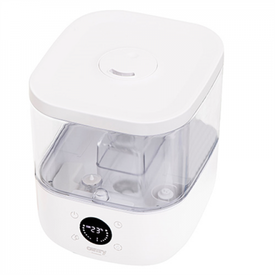 Camry | CR 7973w | Humidifier | 23 W | Water tank capacity 5 L | Suitable for rooms up to 35 m² | Ultrasonic | Humidification capacity 100-260 ml/hr | White