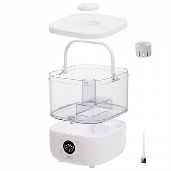 Camry | CR 7973w | Humidifier | 23 W | Water tank capacity 5 L | Suitable for rooms up to 35 m² | Ultrasonic | Humidification capacity 100-260 ml/hr | White