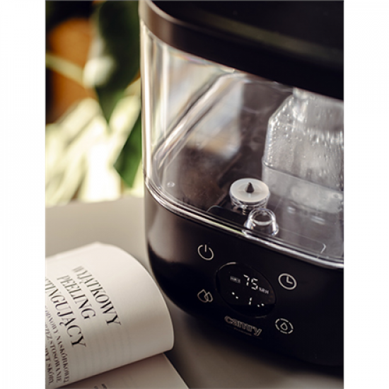 Camry | CR 7973b | Humidifier | 23 W | Water tank capacity 5 L | Suitable for rooms up to 35 m² | Ultrasonic | Humidification capacity 100-260 ml/hr | Black