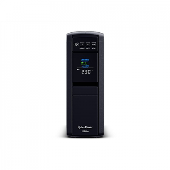 CyberPower | PFC Sinewave UPS Series | CP1350PFCLCD | 1350 VA | 880 W | 144 V | 88 V | NEMA 5-15P, 5 ft. cord