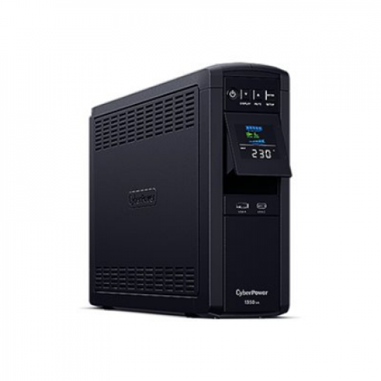 CyberPower | PFC Sinewave UPS Series | CP1350PFCLCD | 1350 VA | 880 W | 144 V | 88 V | NEMA 5-15P, 5 ft. cord