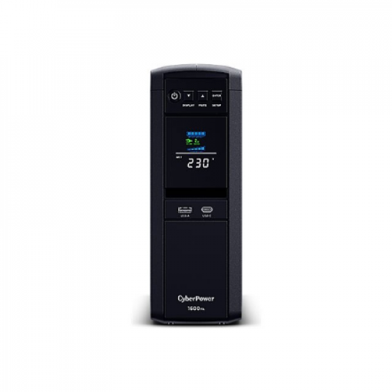 CyberPower | Backup UPS Systems | CP1600EPFCLCD | 1600 VA | 1000 W