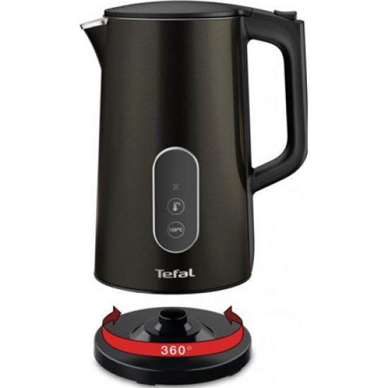 TEFAL | Kettle | KI831E10 | Electric | 1800 W | 1.7 L | Plastic | 360° rotational base | Black
