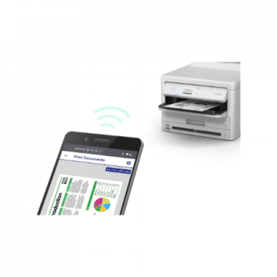 Epson WorkForce Pro | WF-M5399DW | Inkjet | Mono | Inkjet Printer | Wi-Fi | Grey