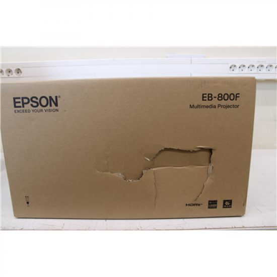 SALE OUT. Epson EB-800F 3LCD Projector /16:9/5000Lm/2500000:1, White DAMAGED PACKAGING | Epson | EB-800F | Full HD (1920x1080) | 5000 ANSI lumens | White | DAMAGED PACKAGING | Lamp warranty 12 month(s)