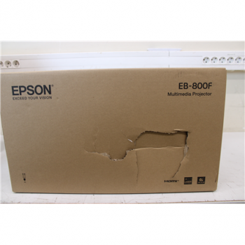 SALE OUT. Epson EB-800F 3LCD Projector /16:9/5000Lm/2500000:1, White DAMAGED PACKAGING | Epson | EB-800F | Full HD (1920x1080) | 5000 ANSI lumens | White | DAMAGED PACKAGING | Lamp warranty 12 month(s)