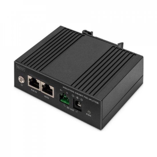 Digitus | Gigabit Ethernet PoE Splitter, Industrial, 60W