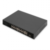 Digitus | 16 Port Fast Ethernet PoE Switch | DN-95355 | Unmanaged | Rackmountable | 10/100 Mbps (RJ-45) ports quantity 16 | SFP ports quantity 1