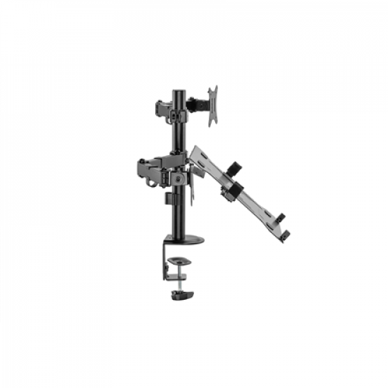Digitus | Desk Mount | DA-90436 | Tilt, swivel, height adjustment, rotate | Maximum weight (capacity) 9 kg | Black