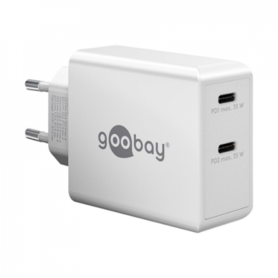 Goobay | Dual USB-C PD Fast Charger (36 W) | 61758