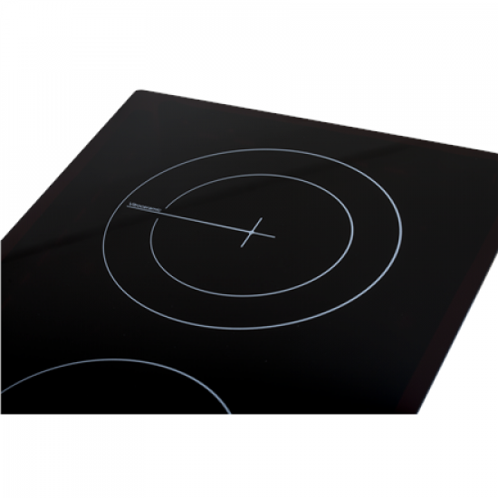SALE OUT. Simfer | Hob | H3.020.DEBSP | Vitroceramic | Number of burners/cooking zones 2 | Touch | Black