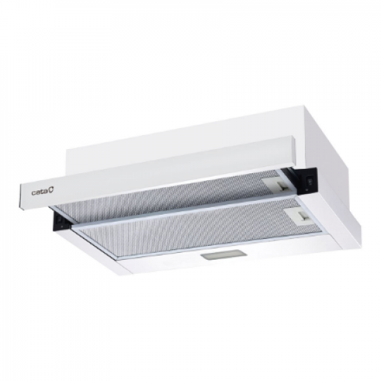 CATA | Hood | TFB-5160 WH | Telescopic | Energy efficiency class C | Width 59.5 cm | 300 m³/h | Mechanical | CSLED | White