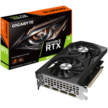 Gigabyte | GV-N3050WF2OCV2-8GD | NVIDIA | 8 GB | GeForce RTX 3050 | GDDR6 | HDMI ports quantity 2 | PCI-E 4.0 | Memory clock speed 1792 MHz