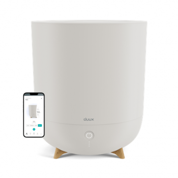 Duux | Smart Humidifier | Neo | Water tank capacity 5 L | Suitable for rooms up to 50 m² | Ultrasonic | Humidification capacity 500 ml/hr | Greige