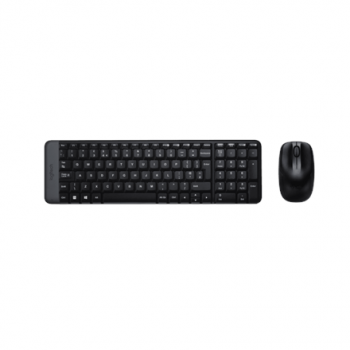 Logitech | Combo Wireless Keyboard and Mouse | MK220 | Keyboard and Mouse | Wireless | Mouse included | US | Black | N/A
