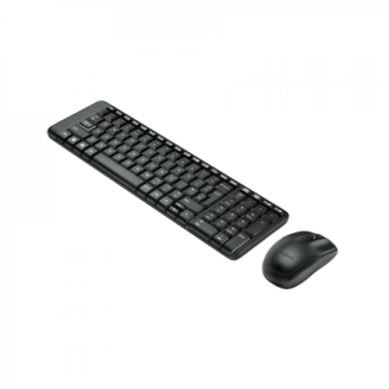 Logitech | Combo Wireless Keyboard and Mouse | MK220 | Keyboard and Mouse | Wireless | Mouse included | US | Black | N/A