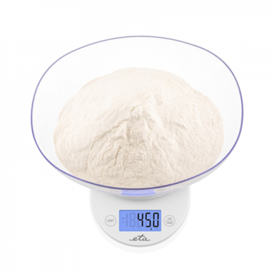 ETA | Kitchen scale with a bowl | ETA577090000 Mari | Graduation 1 g | Display type LCD | White
