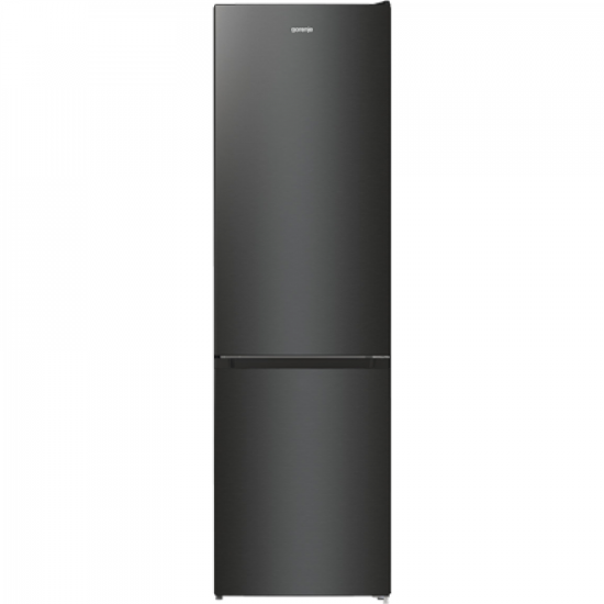 Gorenje | Refrigerator | NRK6202EBXL4 | Energy efficiency class E | Free standing | Combi | Height 200 cm | No Frost system | Fridge net capacity 235 L | Freezer net capacity 96 L | Display | 38 dB | Black