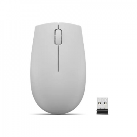 Lenovo | Compact Mouse with battery | 300 | Wireless | Arctic Grey