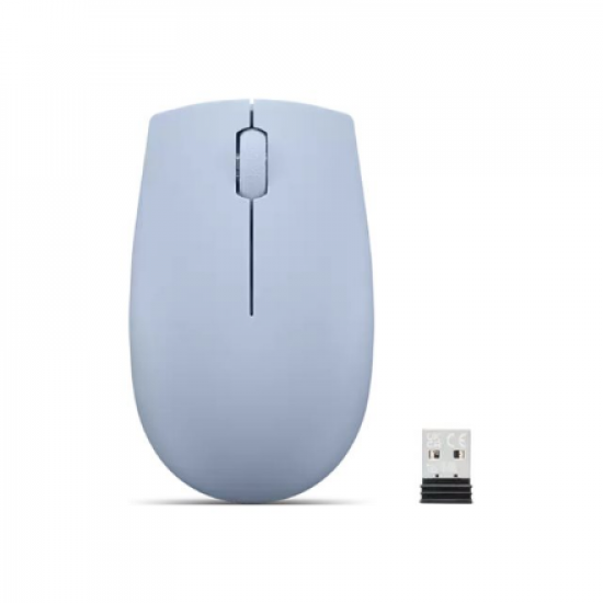Lenovo | Compact Mouse with battery | 300 | Wireless | Frost Blue