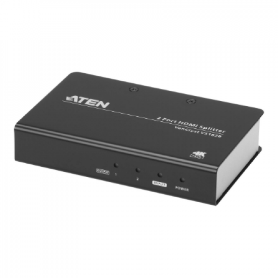 Aten | 2-Port True 4K HDMI Splitter | VS182B | Input: 1 x HDMI Type A Female; Output: 2 x HDMI Type A Female