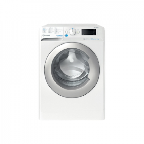 INDESIT | Washing Machine | BWE 91496X WSV EE | Energy efficiency class A | Front loading | Washing capacity 9 kg | 1400 RPM | Depth 63 cm | Width 59.5 cm | Digital | White