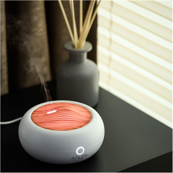 Adler | USB Ultrasonic aroma diffuser 3in1 | AD 7969 | Ultrasonic | Suitable for rooms up to 25 m² | White