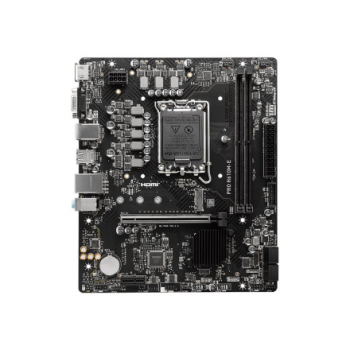 MSI | PRO H610M-E | Processor family Intel | Processor socket  LGA1700 | Supported hard disk drive interfaces SATA, M.2 | Number of SATA connectors 4