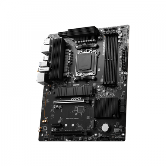 MSI | PRO B650-S WIFI | Processor family AMD | Processor socket AM5 | DDR5 | Supported hard disk drive interfaces SATA, M.2 | Number of SATA connectors 4