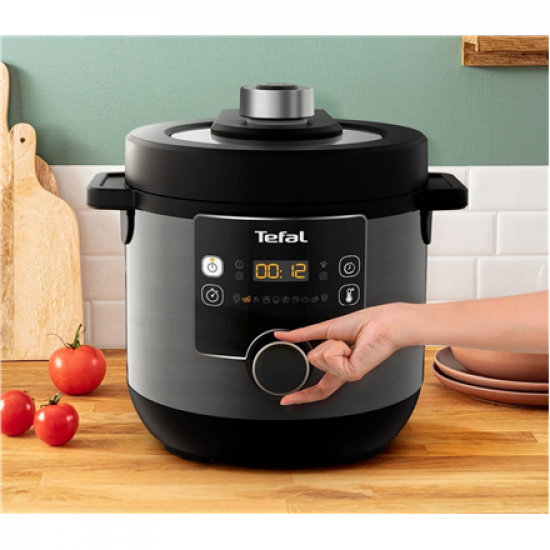 TEFAL | Turbo Cuisine and Fry Multifunction Pot | CY7788 | 1200 W | 7.6 L | Number of programs 15 | Black