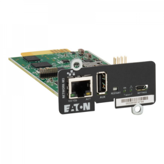 Eaton | Cybersecure Gigabit NETWORK-M3 Card for UPS and PDU | Network-M3