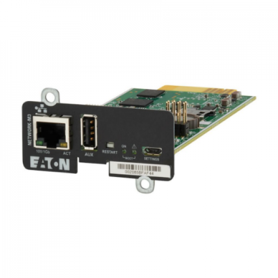 Eaton | Cybersecure Gigabit NETWORK-M3 Card for UPS and PDU | Network-M3
