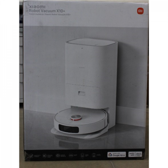 SALE OUT. | Xiaomi | Robot Vacuum | X10+ EU | Wet&Dry | Operating time (max) 120 min | Lithium Ion | 5200 mAh | Dust capacity 0.35 L | 4000 Pa | White | Battery warranty 24 month(s) | DAMAGED PACKAGING