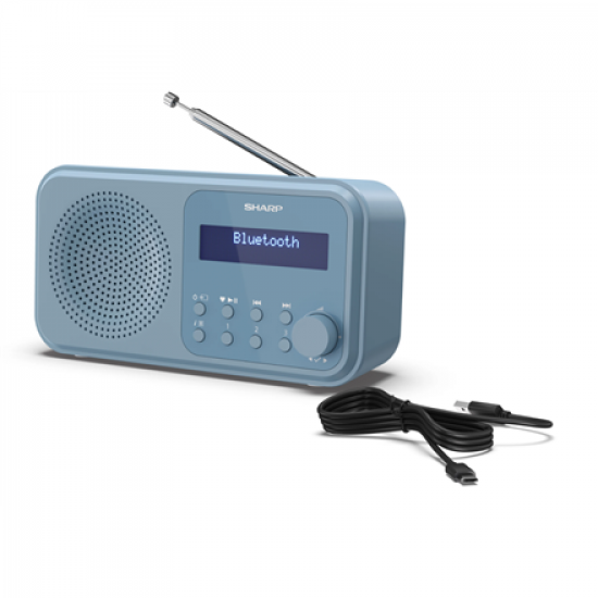 Sharp | Tokyo Digital Radio | DR-P420(BL) | Bluetooth | Blue | Portable | Wireless connection