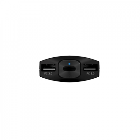 Navitel | Universal Car Splitter Charger | USP45 SLIM | USB-C power: Up to 27 W, 5V - 3.6A; 9V - 3A; 12V - 2.5A; USB-A power: Up to 18 W, 5V - 3A; 9V - 2A; 12V - 1.5A | 5 V | Car Charger