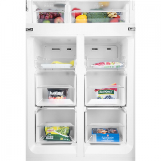ETA | Refrigerator | ETA139090010DN | Energy efficiency class D | Free standing | Side by Side | Height 180 cm | No Frost system | Fridge net capacity 271 L | Freezer net capacity 150 L | Display | 39 dB | Stainless Steel
