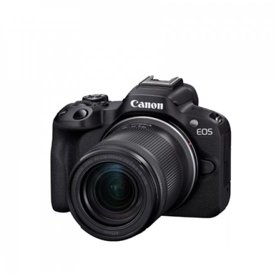 Canon | EOS R50 - digital camera RF-S 18-150mm F3.5-6.3 IS STM lens | Megapixel 24.2 MP | ISO sensitivity (max) ISO 51200 | Wi-Fi | Automatic, manual | CMOS | Black