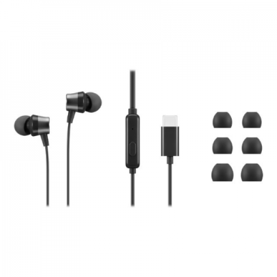 Lenovo | USB-C Wired In-Ear Headphones (with inline control) | 4XD1J77351