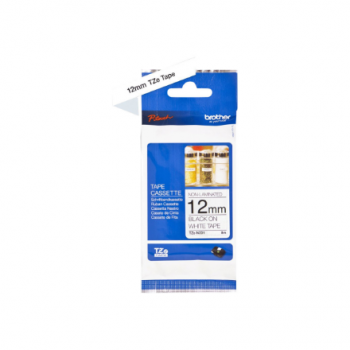 Brother TZe-N231 Labelling Tape Cassette – Black on White, 12mm wide, 8m long Brother