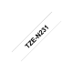 Brother TZe-N231 Labelling Tape Cassette – Black on White, 12mm wide, 8m long Brother