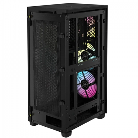 Corsair | RGB AIRFLOW PC Case | 2000D | Black | Mini-ITX | Power supply included No | SFX